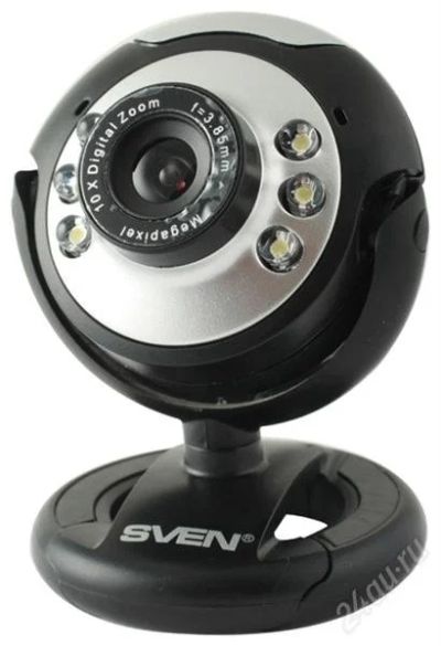 Лот: 2237092. Фото: 1. с рубля sven pc camera cu-1.2. Веб-камеры