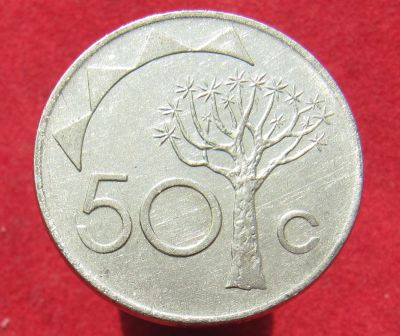 Лот: 15838985. Фото: 1. Намибия 50 центов, 1993г. Остальные страны