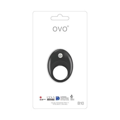 Лот: 22066216. Фото: 1. Эрекционное кольцо Ovo B10 с вибрацией... Игрушки