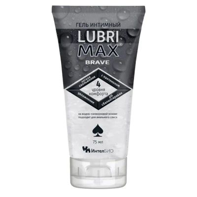Лот: 25325854. Фото: 1. lubrimax Brave Гель интимный на... Лекарства