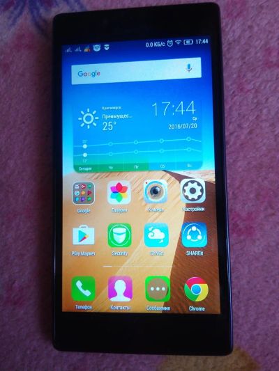 Лот: 7868585. Фото: 1. lenovo P70-A Blue. Смартфоны