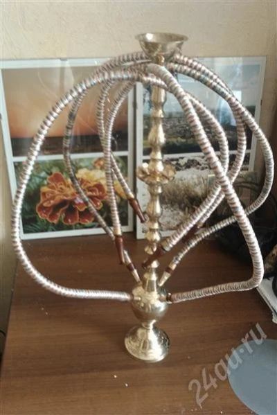 Лот: 413675. Фото: 1. Отличный кальян!! 60 см, 4 трубки... Разное