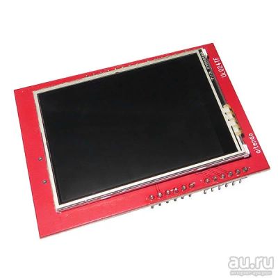 Лот: 13427531. Фото: 1. Шилд дисплей для Arduino UNO 320х240... Микросхемы