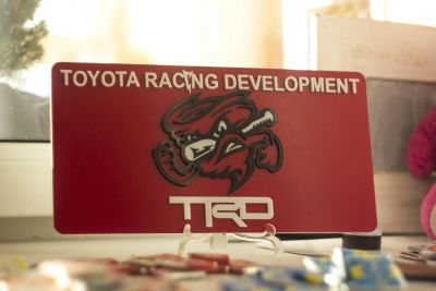 Лот: 5065451. Фото: 1. номер TRD Toyota объемный. Детали тюнинга