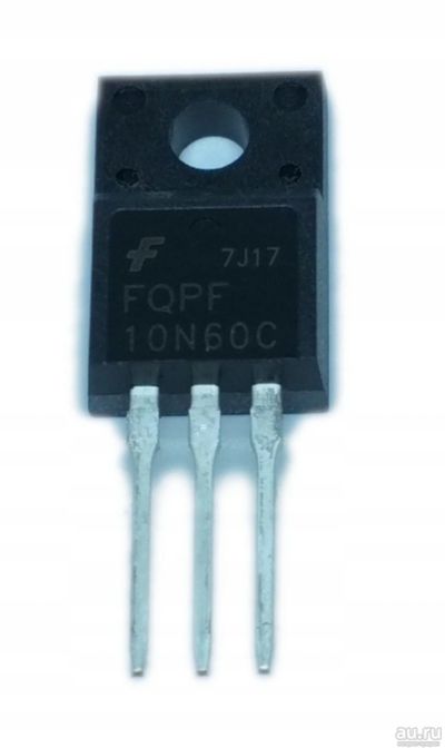 Лот: 13646471. Фото: 1. FQPF10N60C К-220 10N60C 10N60... Транзисторы