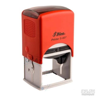 Лот: 13991778. Фото: 1. SHINY S-837 (50 x 40 мм) цвет... Печати, штампы, оснастки