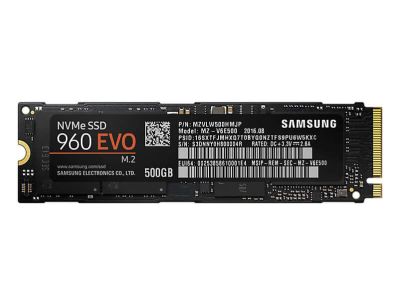 Лот: 12652872. Фото: 1. SSD NVMe Samsung 960 EVO 500GB. SSD-накопители