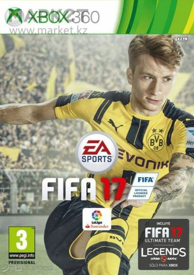 Лот: 10407409. Фото: 1. Fifa 17 Xbox 360. Игры для консолей