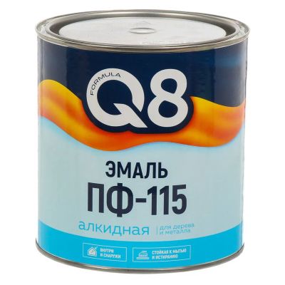 Лот: 25308415. Фото: 1. Эмаль Formula Q8, ПФ-115, алкидная... Краски, лаки, растворитель