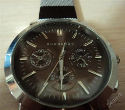 Лот: 1135286. Фото: 1. Часы "Burberry" (Реплика).Клетка... Другие наручные часы