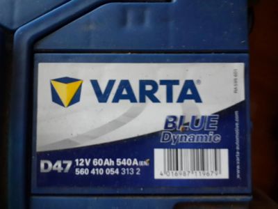 Лот: 7440222. Фото: 1. Varta D47 Blue Dynamic. Аккумуляторы