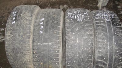 Лот: 13971465. Фото: 1. 4 шт. 225-60-17 Bridgestone Ice... Шины