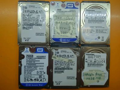 Лот: 9706360. Фото: 1. Б/У жесткий диск для ноутбука... Жёсткие диски (HDD)