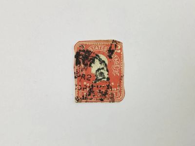 Лот: 23963916. Фото: 1. Вырезка с конверта. Джордж Вашингтон... Марки