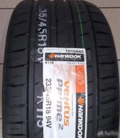 Лот: 20021401. Фото: 1. шины 235/45 R18 Hankook K115 Ventus... Шины