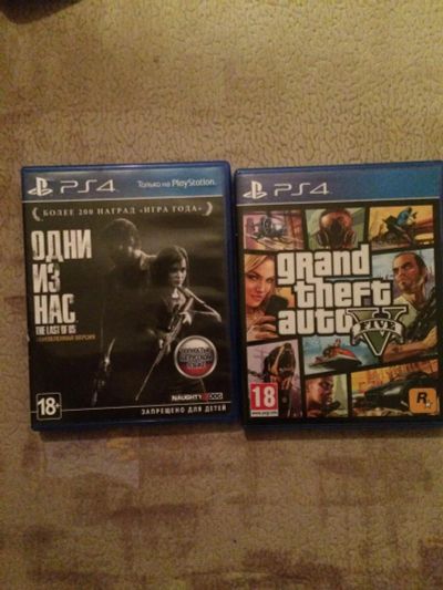 Лот: 6922494. Фото: 1. Одни из нас и GTA 5 ps4. Игры для консолей