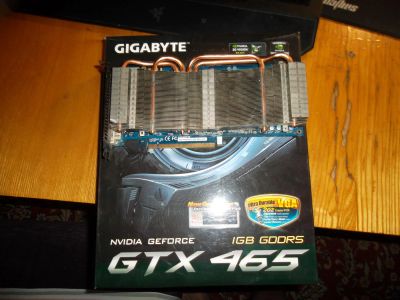 Лот: 6571609. Фото: 1. Видеокарта Gigabyte GTX 465. Видеокарты