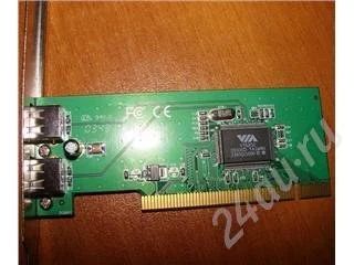 Лот: 10856. Фото: 1. 2x портовый PCI IEE1394 aka FireWire... Красноярск