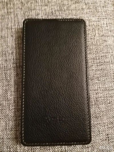 Лот: 11076527. Фото: 1. Кожанный чехол флип-кейс Lenovo... Чехлы, бамперы