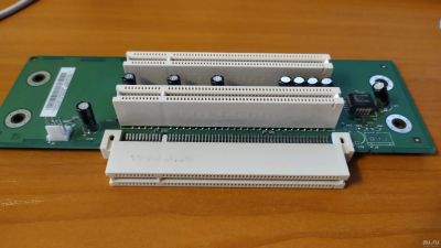 Лот: 17109468. Фото: 1. Райзер PCI Riser 1X х 2 слота... Платы расширения, контроллеры, доп. порты