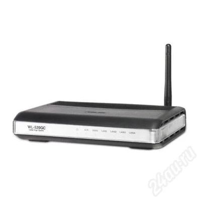 Лот: 170135. Фото: 1. Беспроводной роутер ASUS WL-520gC. Маршрутизаторы (роутеры)