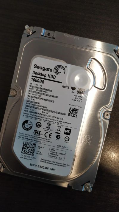 Лот: 15891472. Фото: 1. Seagate ST1000DM003 1000 Гб\1Tb... Жёсткие диски (HDD)