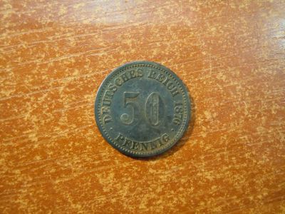 Лот: 25781054. Фото: 1. 50 пфеннигов 1876г(A) Германская... Германия и Австрия