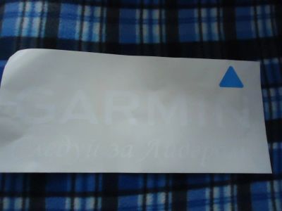 Лот: 3147683. Фото: 1. Наклейка Garmin. Наклейки автомобильные