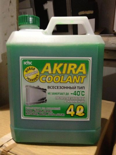 Лот: 7024453. Фото: 1. Akira coolaht- 40*С зеленый... Масла, жидкости