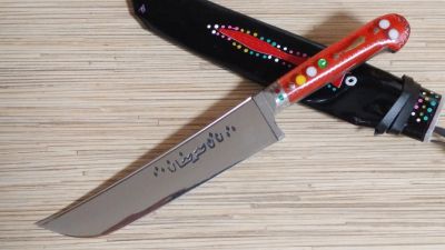 Лот: 15229077. Фото: 1. Пчак, узбекский нож. Сталь 65Х13... Столовые приборы, ножи