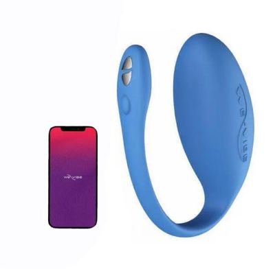 Лот: 24252787. Фото: 1. Виброяйцо We-Vibe Jive, голубое. Игрушки