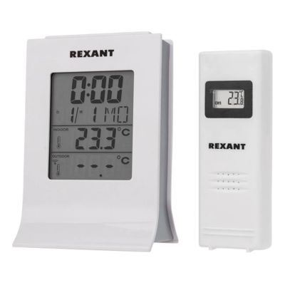 Лот: 24510651. Фото: 1. Метеостанция Rexant 70-0595. Часы настенные, настольные