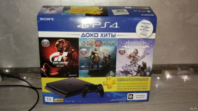 Лот: 15263120. Фото: 1. Sony Playstation 4 Slim 1 tb. Игровые приставки, консоли