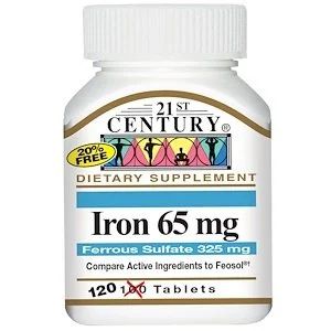 Лот: 12773268. Фото: 1. Железо (Iron) 65мг, 120таб (спортивное... Спортивное питание, витамины