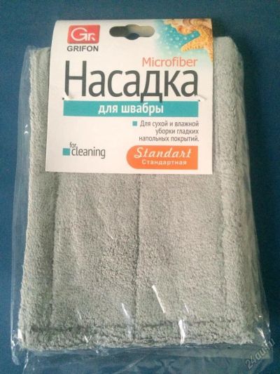 Лот: 5557035. Фото: 1. 🧹 Насадка МОП Grifon из микрофибры... Инвентарь для уборки