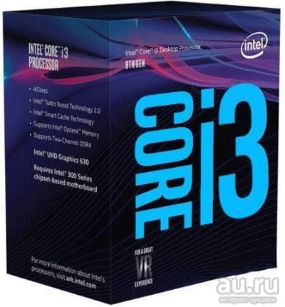 Лот: 17846593. Фото: 1. Intel Core i3-9100F BX80684I39100FSRF6N. Процессоры