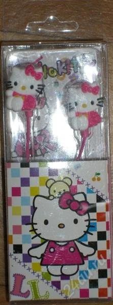 Лот: 2520892. Фото: 1. Наушники Hello Kitty: капельки. Наушники, гарнитуры