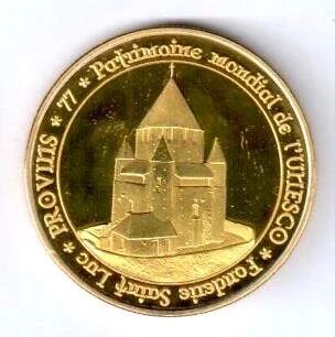 Лот: 11592200. Фото: 1. Франция жетон медаль Provins Провен... Сувенирные