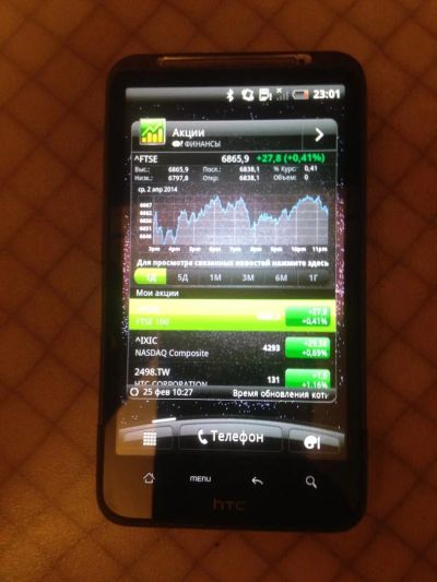 Лот: 4179431. Фото: 1. HTC Desire HD 9191 обмен. Смартфоны