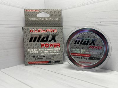 Лот: 18353124. Фото: 1. Леска Kaida Pro Max Power 30 метров... Леска, блесны, крючки, мормышки