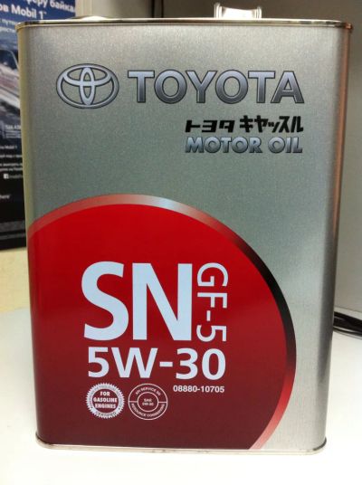 Лот: 6255767. Фото: 1. Масло моторное Toyota SN 5W30... Масла, жидкости