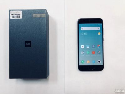 Лот: 13746305. Фото: 1. Смартфон Xiaomi Mi6 128Gb Black... Смартфоны