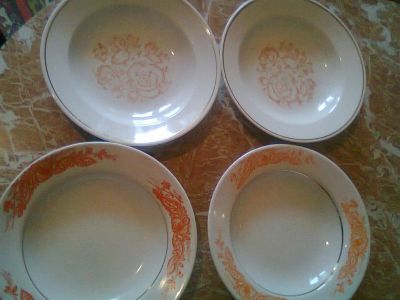 Лот: 3554009. Фото: 1. Тарелки 4 шт. Тарелки, блюда, салатники