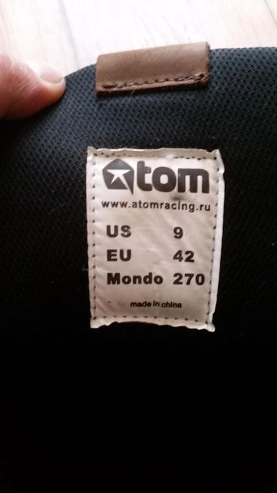Лот: 10248712. Фото: 1. Ботинки для сноуборда Atom A-One. Ботинки