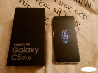 Лот: 10928676. Фото: 1. Samsung galaxy C5 Pro Black обмен. Смартфоны