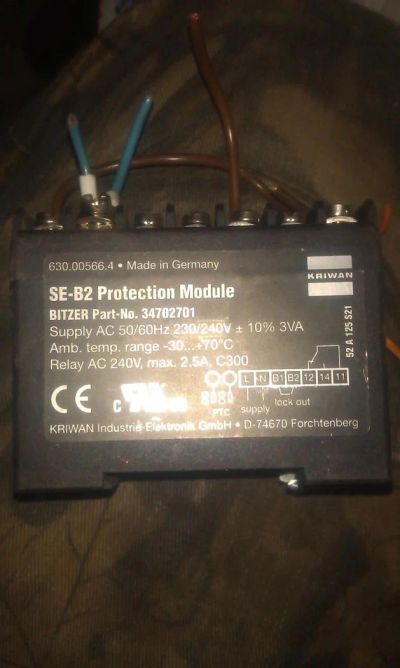 Лот: 8991809. Фото: 1. Реле защиты SE-B2 Bitzer 34702701... Контрольно-измерительное оборудование