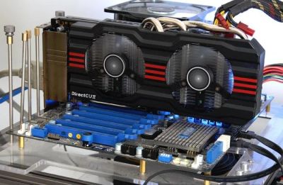 Лот: 4366265. Фото: 1. 2Gb Asus GTX 660 DC2O Разогнанная... Видеокарты