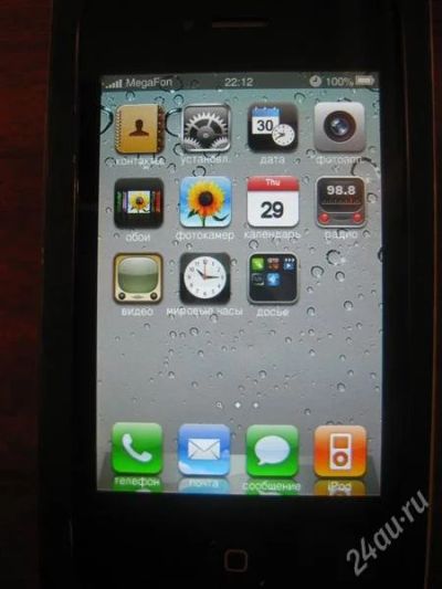 Лот: 1451001. Фото: 1. IPHONE 4 32 gb (1 в 1) 1 sim... Кнопочные мобильные телефоны