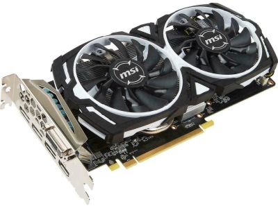 Лот: 16281253. Фото: 1. Видеокарта AMD MSI Radeon RX 570... Видеокарты
