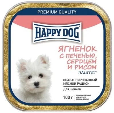 Лот: 15054903. Фото: 1. (Хэппи Дог) Ягненок/Печень/Сердце... Корма